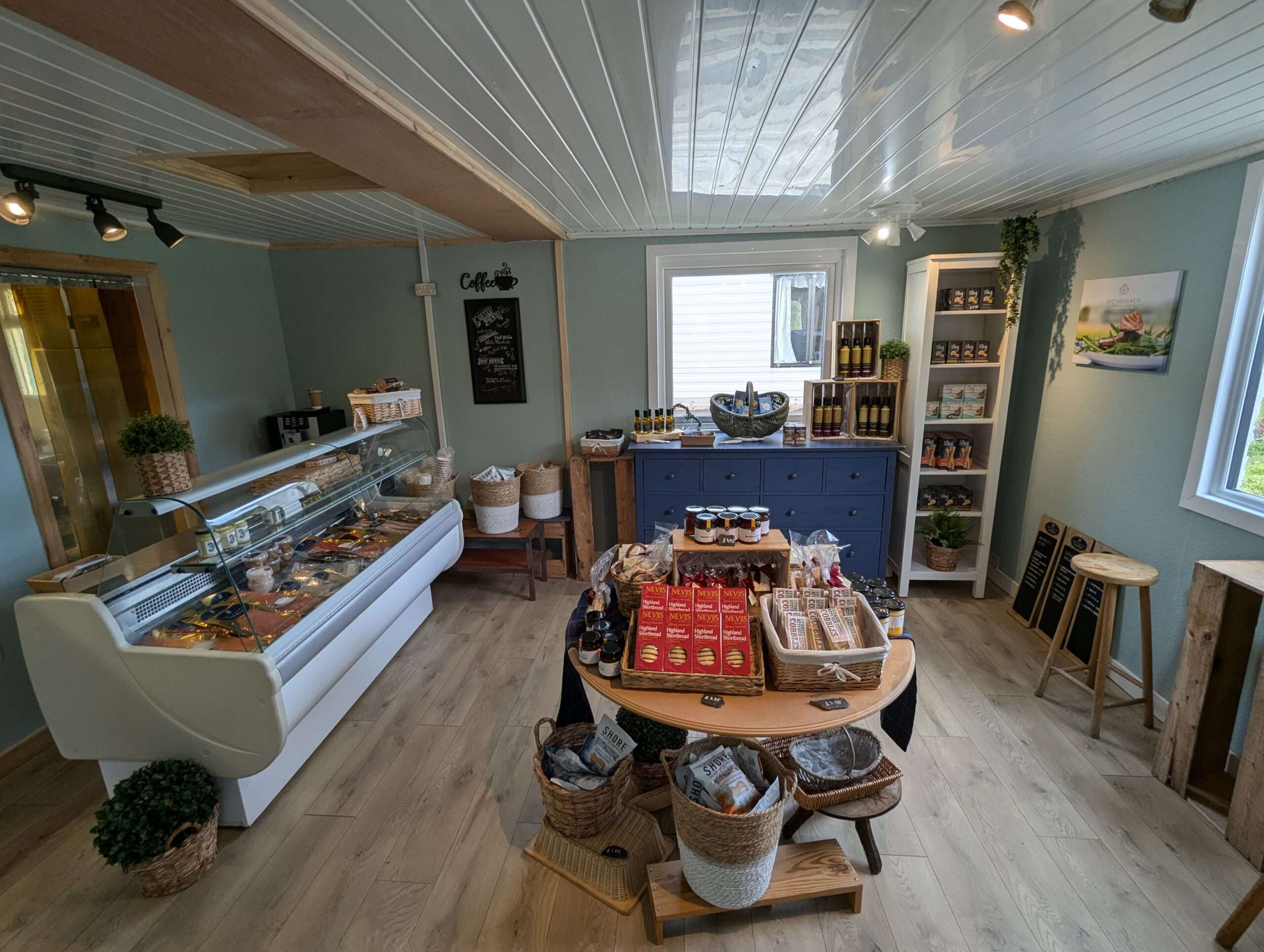 ardshealach smokehouse shop where you can buy smoked produce and other delicacies